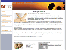 Tablet Screenshot of oceanusmassage.com